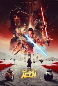 Star Wars The Last Jedi 24x36