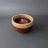 Image 4 of Large Altar Bowl - Walnut and Maple 3.75" x 2.5"