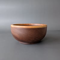 Image 2 of Large Altar Bowl - Walnut and Canarywood 4" x 1.875"