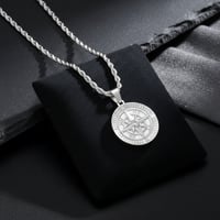 Image 1 of Silver Compass Necklace