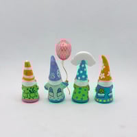 Image 2 of Whimsical Easter Springtime Gnomes Group 3