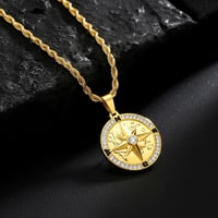 Image 4 of Golden Compass Necklace 