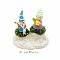 Image 1 of Whimsical Springtime Gnome Tabletop Decor