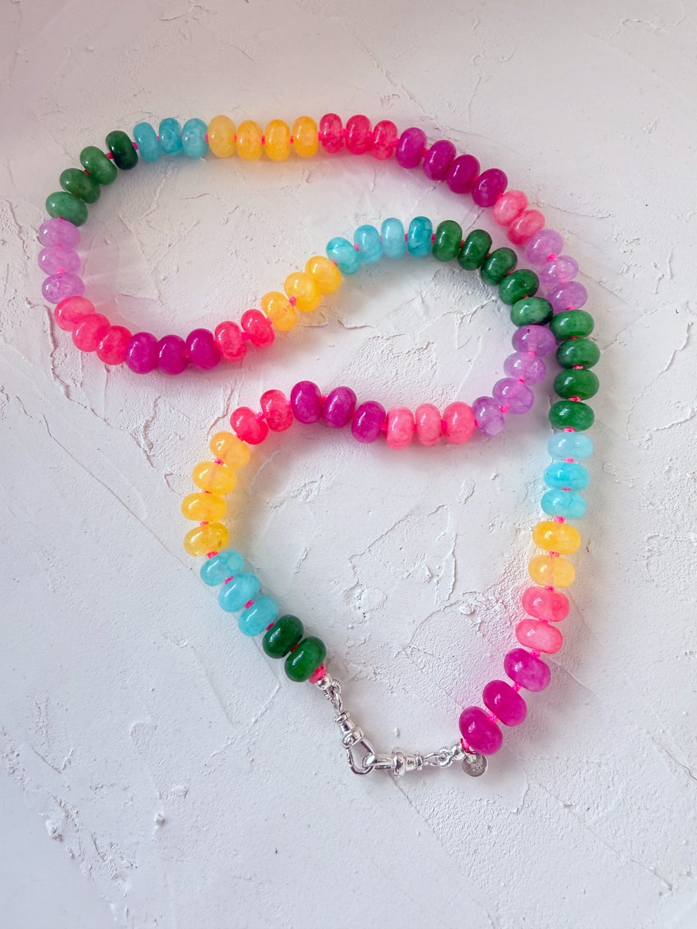 Image of Double Clasp Jade Necklace 