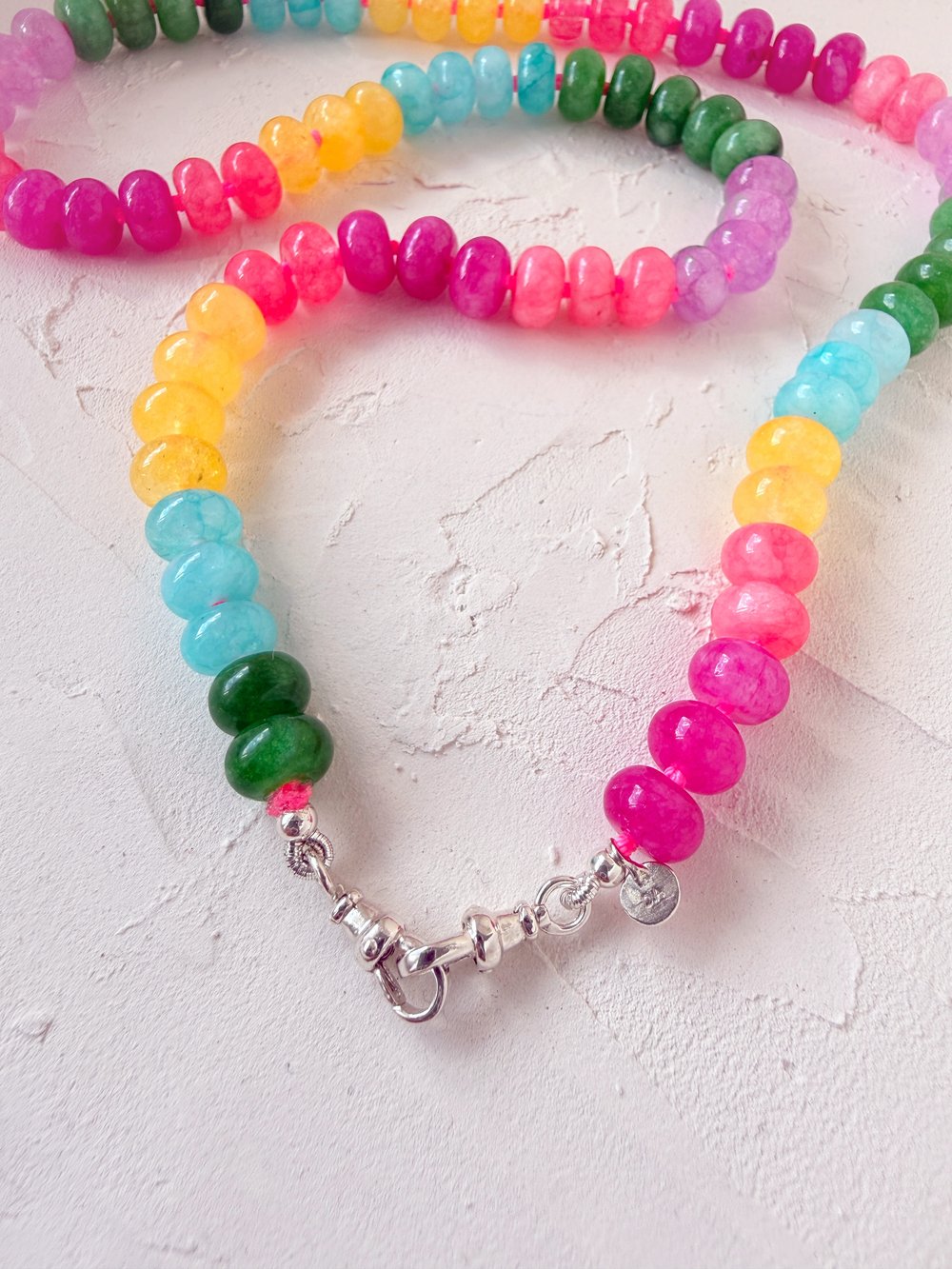 Image of Double Clasp Jade Necklace 
