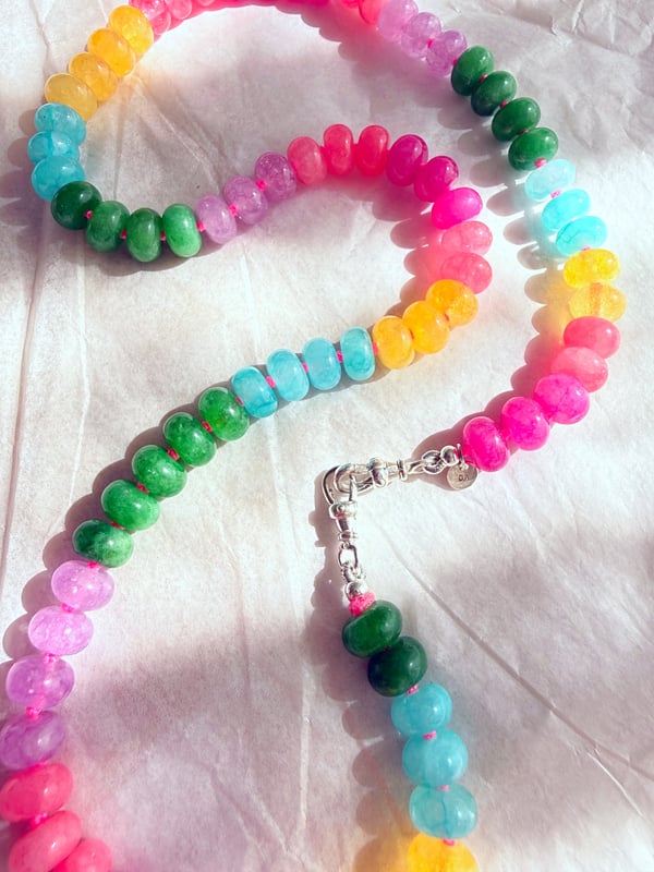 Image of Double Clasp Jade Necklace 