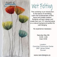 Image 1 of Workshop Registration - Wet Felting