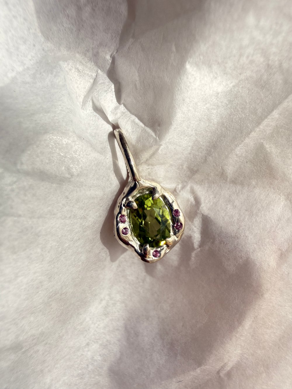 Image of Molten Peridot Pendant
