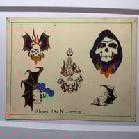 Image 1 of 1980 Hand colored Spaulding & Roger’s production flash sheet original 11x14