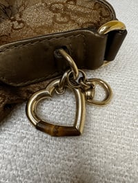 Image 3 of Preloved Authentic Gucci GG Hobo Ombre Metallic Canvas