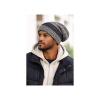 Image 2 of Men’s Slouch Knit Beanie