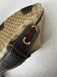 Image 3 of Preloved Authentic Gucci Crystal Coated Monogram Hobo Bag