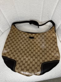 Image 2 of Preloved Authentic Gucci Crystal Coated Monogram Hobo Bag