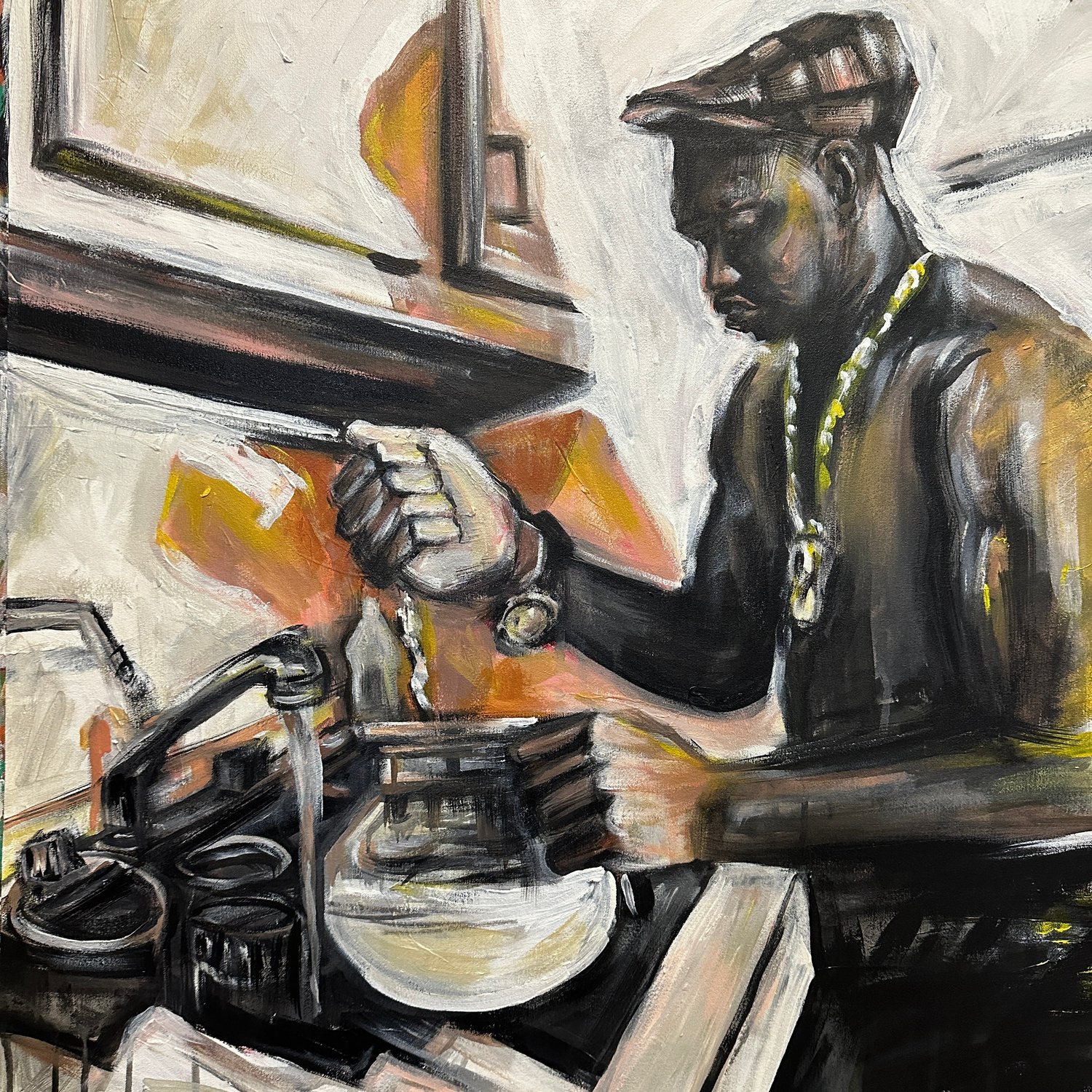 THE CHEF ORIGINAL PAINTING