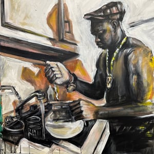 THE CHEF ORIGINAL PAINTING