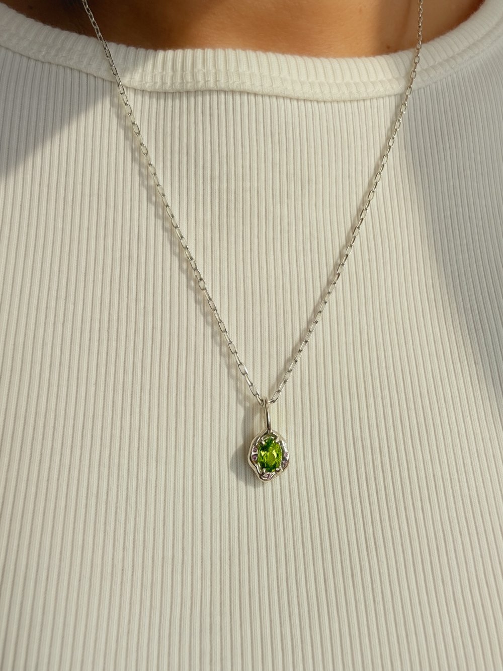 Image of Molten Peridot Pendant