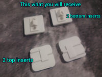 Image 1 of Body panel inserts for Space 1999 Mattel eagle playset 