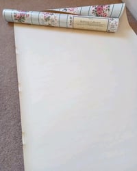 1980s Vintage Marks & Spencer Wallpaper Rolls - Cottagecore Floral Chintz St Michaels - (Set of 3) – detail view 6