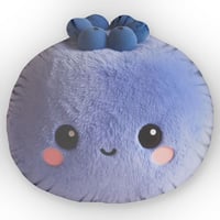 Image 3 of Blueberry Kawaii Plush, Shaped Pillow