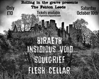 Hiraeth - Insidious void - Soulgrief - Flesh cellar 