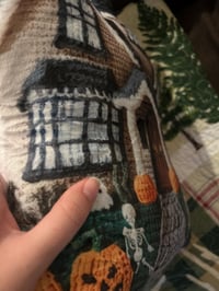 Image 5 of Haunted Mansion Halloween, Spooky Haunted House, Scary Gift, Plush Shaped Pillow