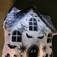 Image 5 of Haunted House Halloween, Spooky Gift, Plush Shaped Pillow
