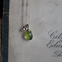 Image 1 of Gemstone charm necklace - vesuvenite