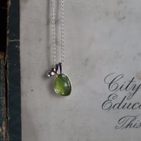 Image 2 of Gemstone charm necklace - vesuvenite