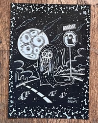 Image 1 of Cruce de calaveras 15x21 cm