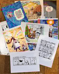 Image 2 of Calavera cruza la calle 21x29,7 cm