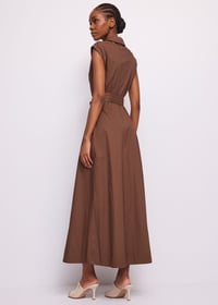 Image 2 of VESTIDO MARRÓN CHOCOLATE GAUDI