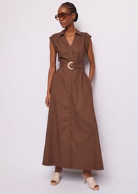 Image 4 of VESTIDO MARRÓN CHOCOLATE GAUDI