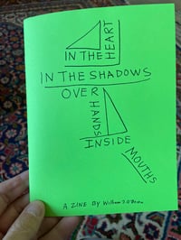 Image 1 of 𝕾𝖕𝖊𝖑𝖑𝖘 zine - with new reprint green cover:)