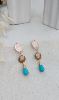 Image 2 of Turquoise and Freshwater Pearls 