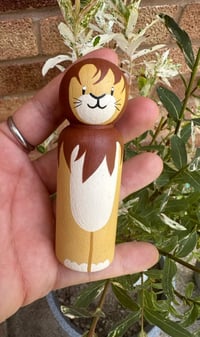 Image 1 of Rory the Lion - Peg Doll