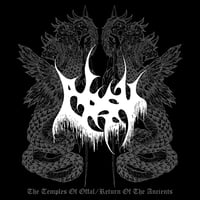 Image 3 of ABSU - THE TEMPLES OF OFFAL/RETURN OF THE ANCIENTS - 35th ANNIVERSARY MUSCLE SHIRT II (BLACK)