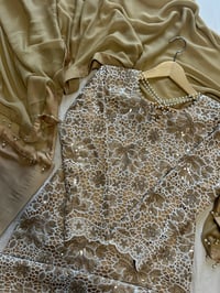 Image 1 of Golden Chrochet Net 