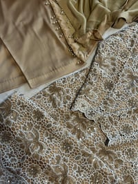 Image 2 of Golden Chrochet Net 