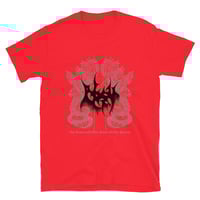 Image 4 of ABSU - THE TEMPLES OF OFFAL/RETURN OF THE ANCIENTS - 35th ANNIVERSARY T-SHIRT II (WHITE, GREY, RED)