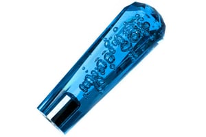 Image of Blue 150mm JDM Bubble/Crystal Shift Knob 