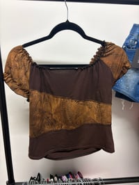 Image 3 of 00s French vintage milkmaid top 