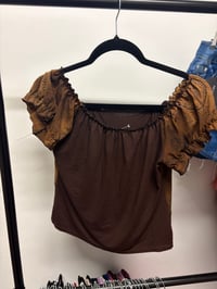 Image 4 of 00s French vintage milkmaid top 