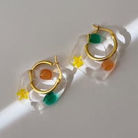 Glass Dots Earrings 
