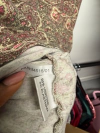 Image 6 of 00s brown and pink paisley baby tee with ribbon