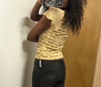 Image 2 of 00s baby tee with micromesh sleeves 