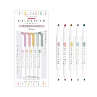 Image 2 of [PRE-ORDER] Zebra Mildliner Highlighter (Calm Mild Colors)