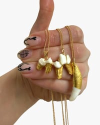 Image 1 of Fox/Badger Tooth Necklaces