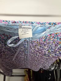 Image 4 of floral cami with baby blue ribbon and lace 