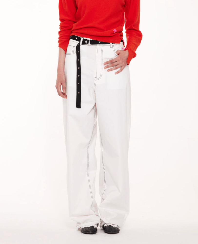 La Fetiche Boyfriend Jeans (in White!) - Image 1 of 5