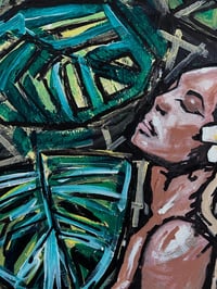 Image 3 of "Arriving" Original Acrylic